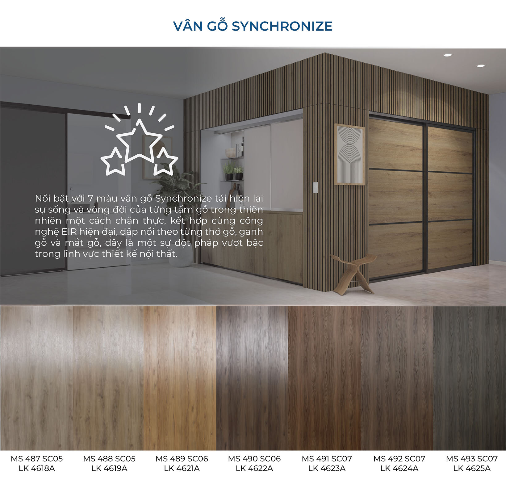 BST số 06 (Art Wood) gồm 21 màu mà An Cường mới ra mắt năm 2024 là một bản giao hưởng của những họa tiết đẹp nhất từ thiên nhiên.